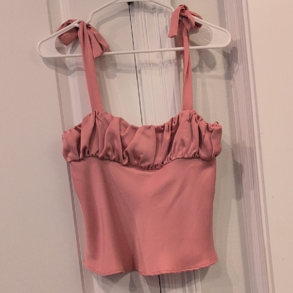 Zara Satin Top